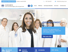 Tablet Screenshot of clinicaboyd.com
